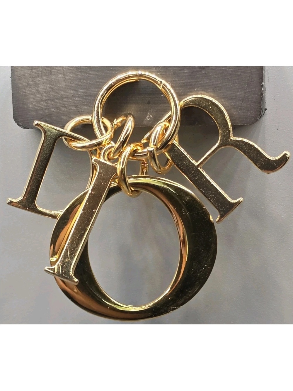 Authentic Dior Parfums Gold-Tone Logo Bag Charm / Keychain – VIP Exclusive